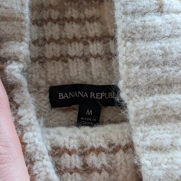 Banana Republic Italian Spacedye Wool Blend Sweater Women's Medium - Picture 5 of 6